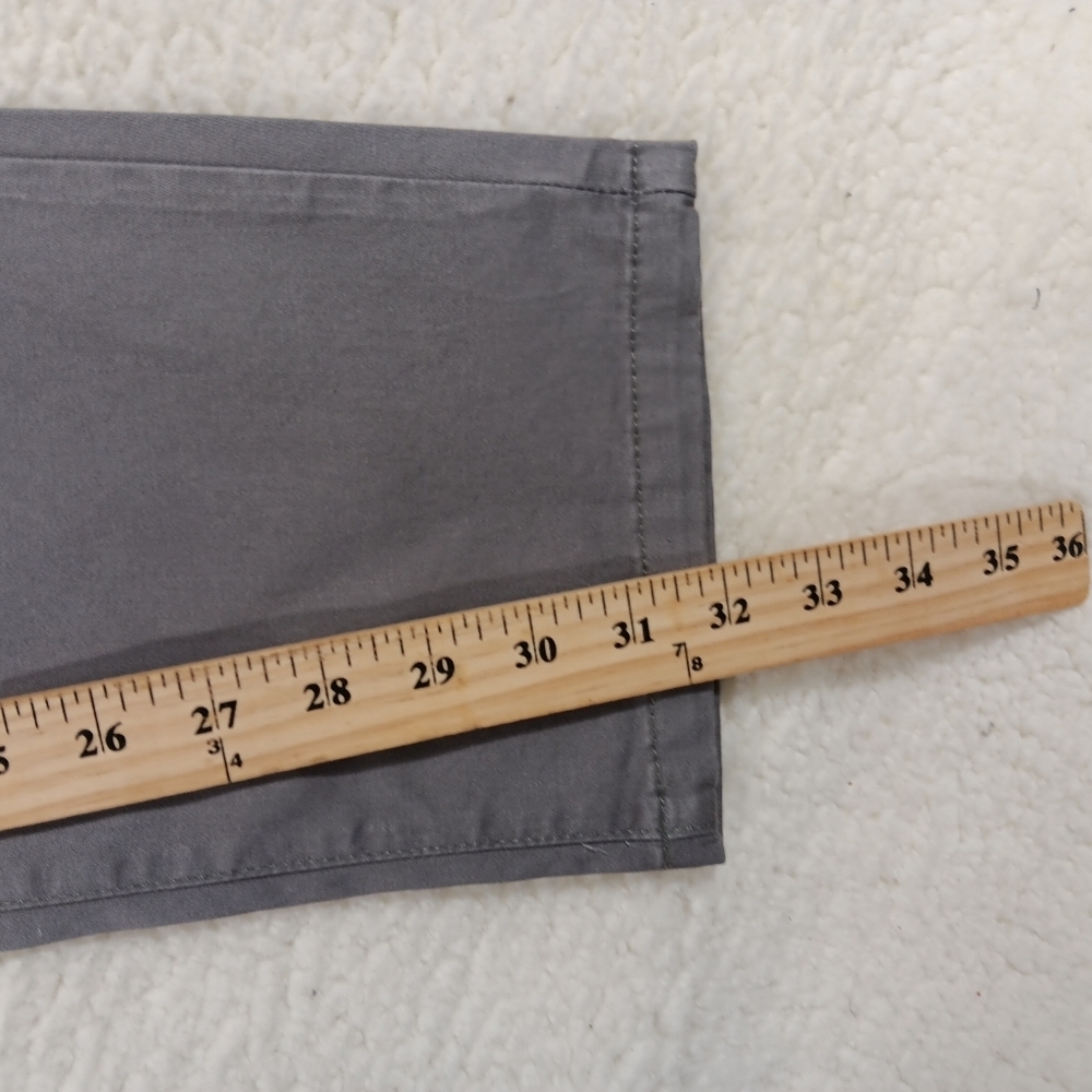 Devil Dog Pants Mens 34x32 Gray Dungarees Slim Chino Straight Leg Dog Tag Nwt - Picture 9 of 11